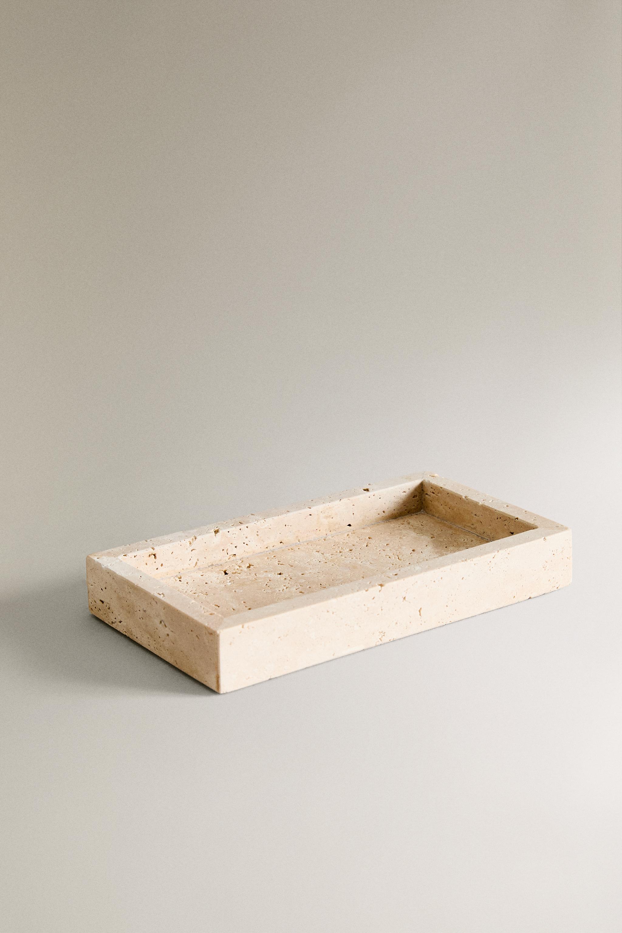 PORTE-SAVON SALLE DE BAIN MARBRE BEIGE